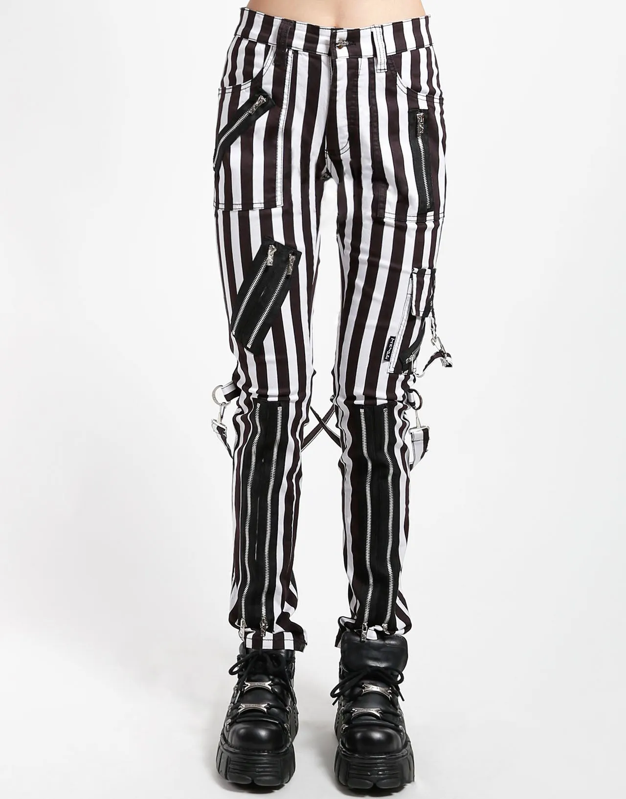 CLASSIC SLIM LEG BONDAGE PANT MEDIUM STRIPE sold by Tripp nyc