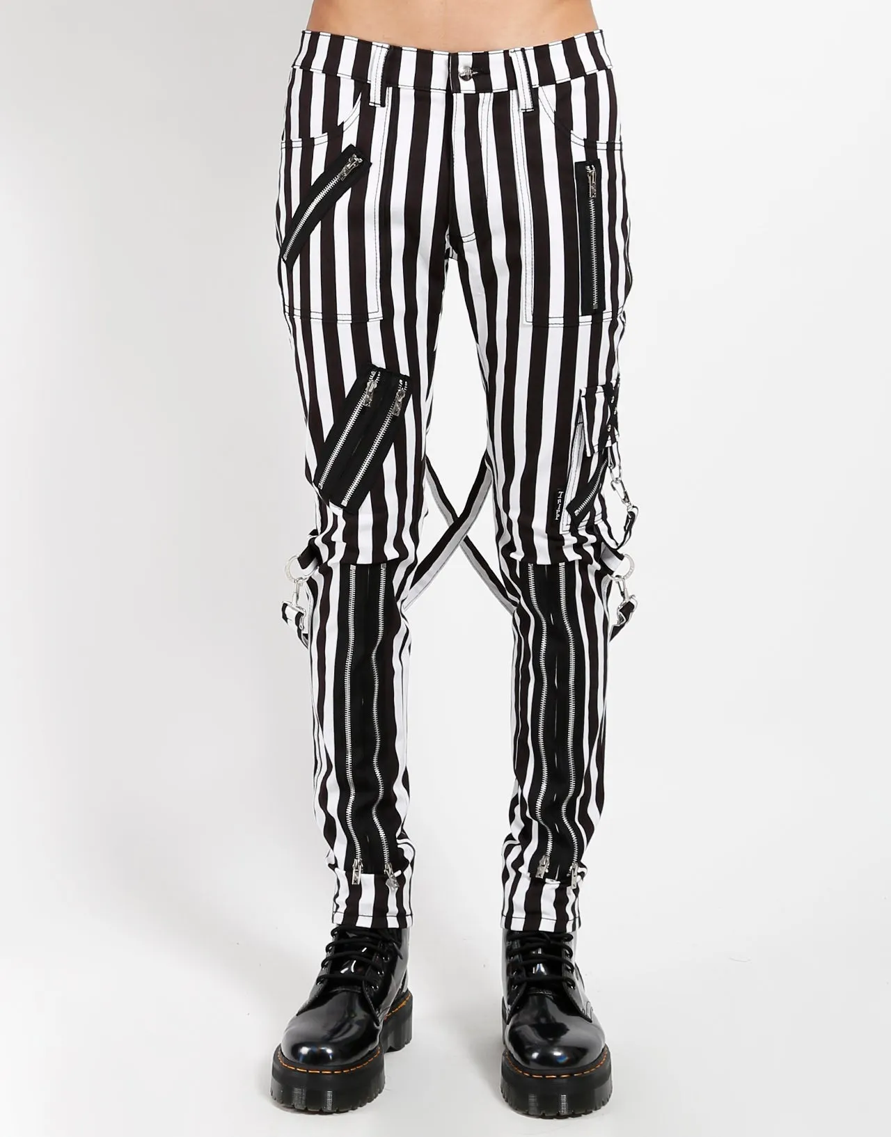 CLASSIC SLIM LEG BONDAGE PANT MEDIUM STRIPE sold by Tripp nyc product image thumbnail 5