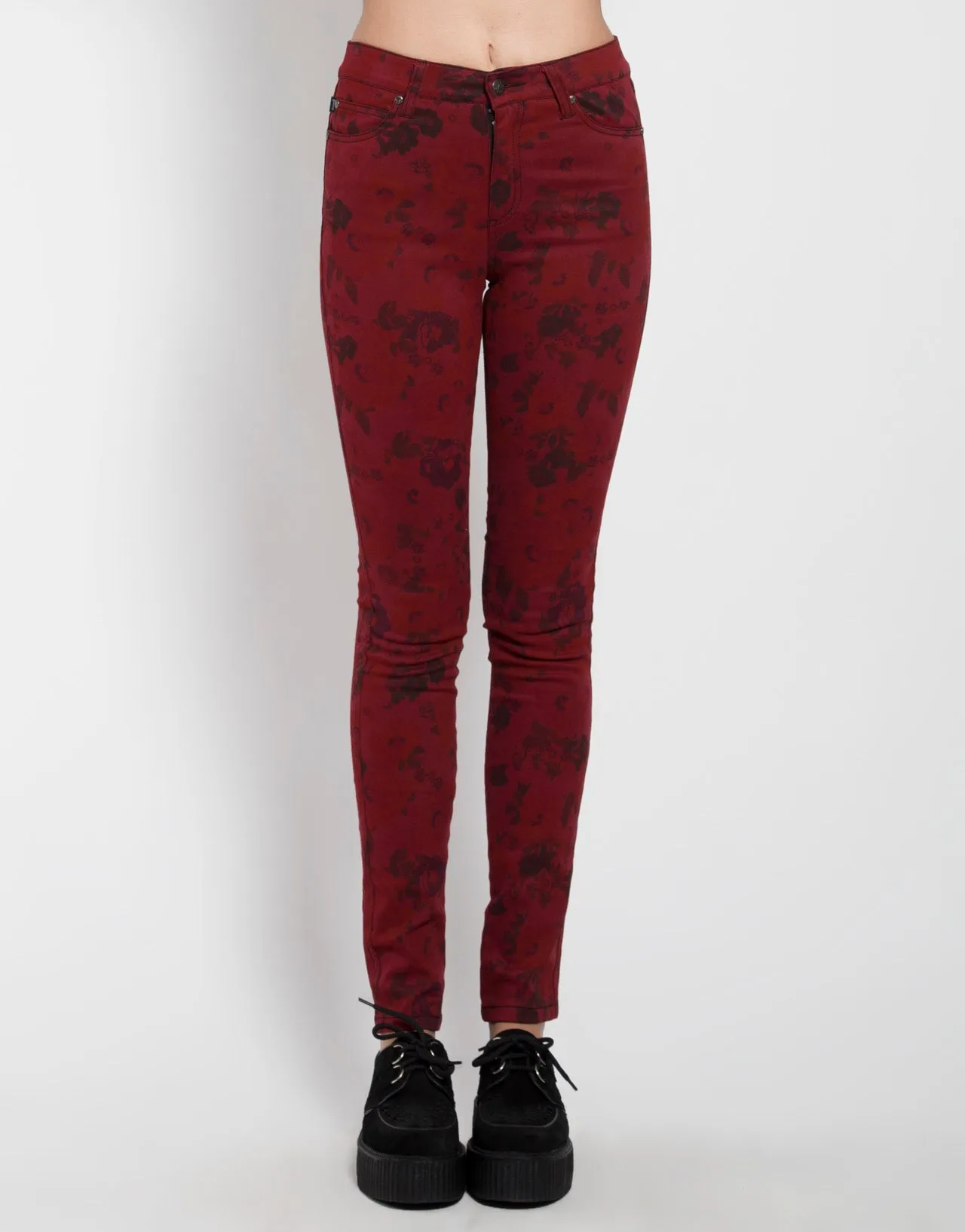 HIGH WAIST FLORAL SKINNY sold by Tripp nyc