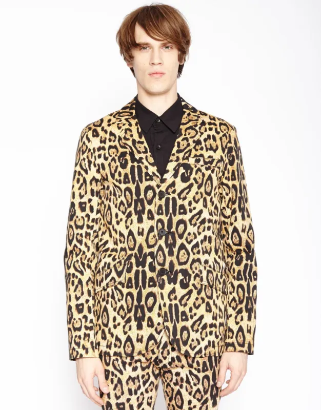 LEOPARD TOP CAT BLAZER made by Tripp nyc
