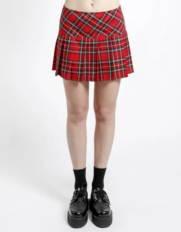 PLEATED SKIRT RED PLAID sold by Tripp nyc
