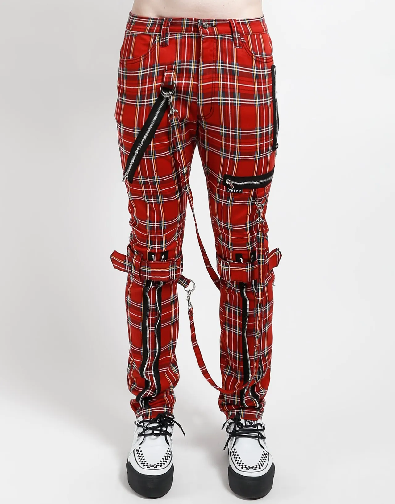 BONDAGE PANT RED PLAID sold by Tripp nyc product image thumbnail 5