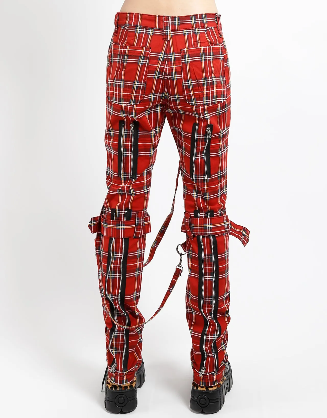 BONDAGE PANT RED PLAID sold by Tripp nyc product image thumbnail 4