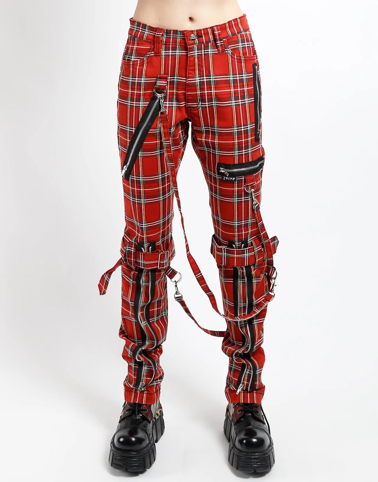 BONDAGE PANT RED PLAID sold by Tripp nyc