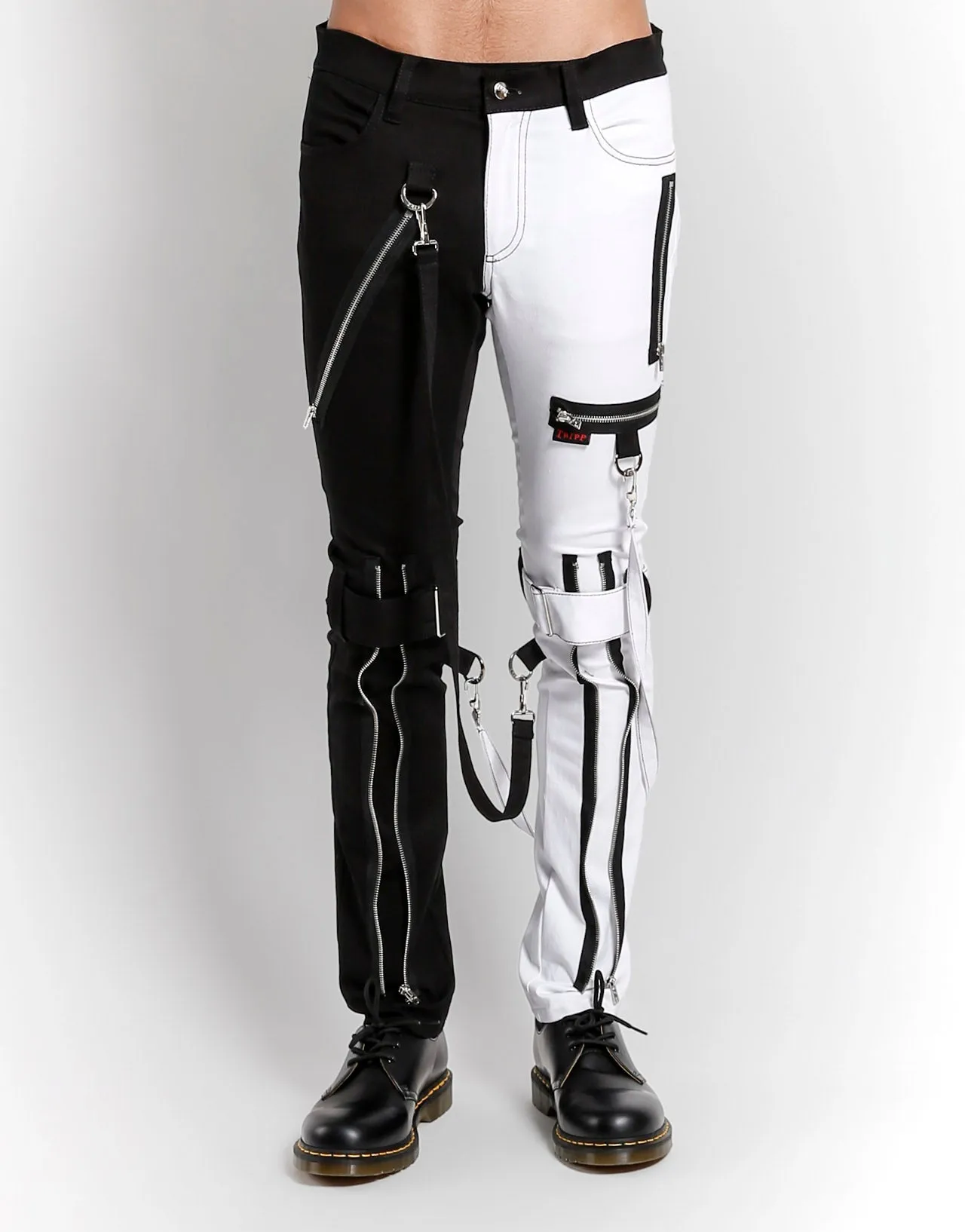 SPLIT LEG BONDAGE PANT WHITE sold by Tripp nyc product image thumbnail 5