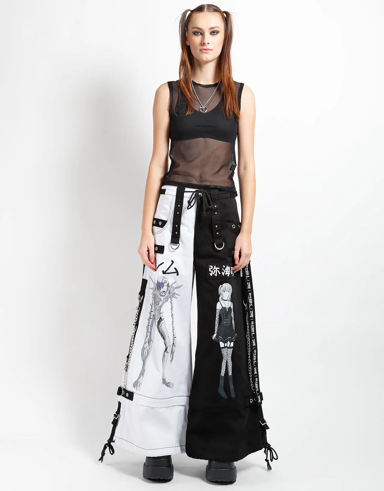 Tripp NYC × DEATH NOTE Split Pants レム×ミサ TRIPP NYC - TRIPP NYC X DEATH NOTE - REM & MISA PANTS