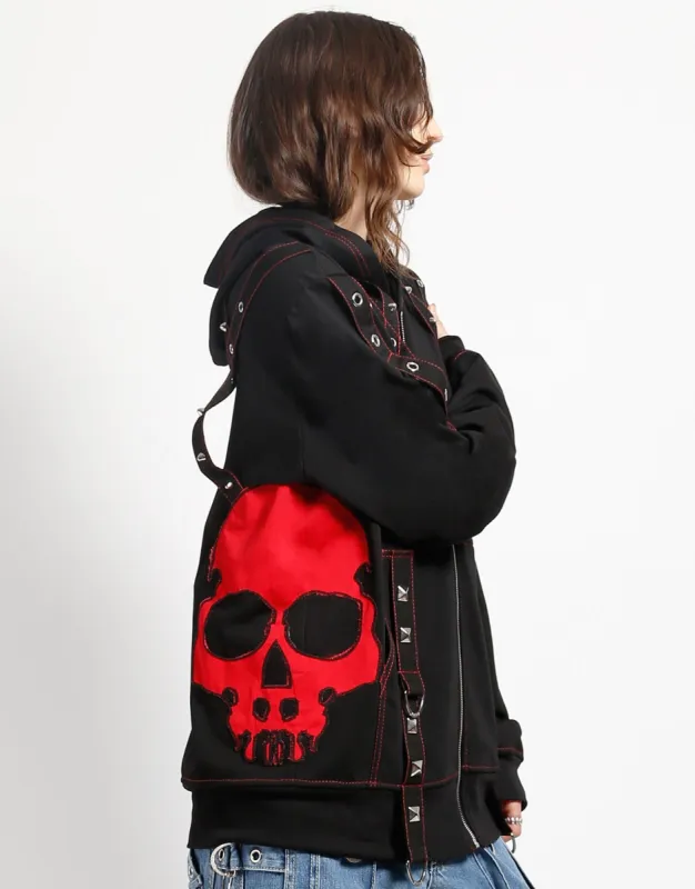 SCARE HOODY RED sold by Tripp nyc