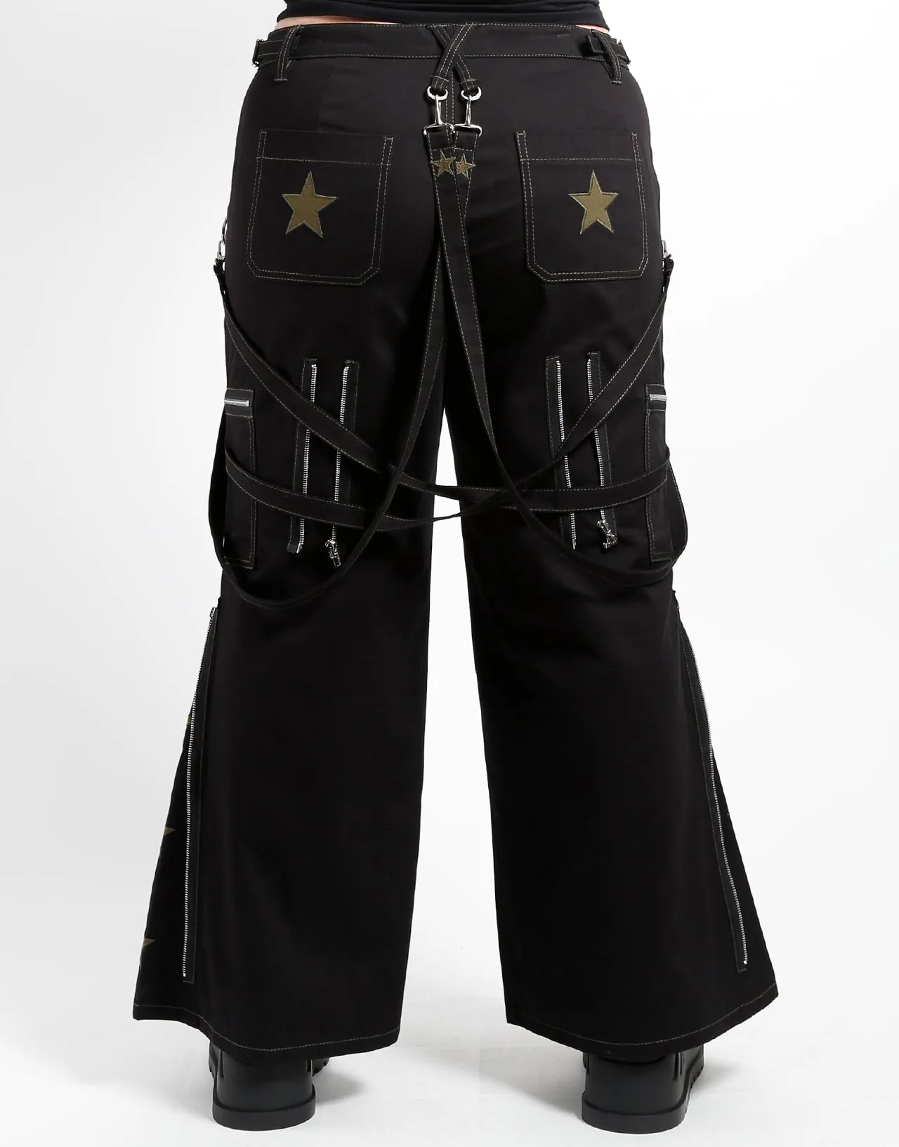 CURVE I AM A STAR DARK STREET PANT ARMY sold by Tripp nyc product image thumbnail 4