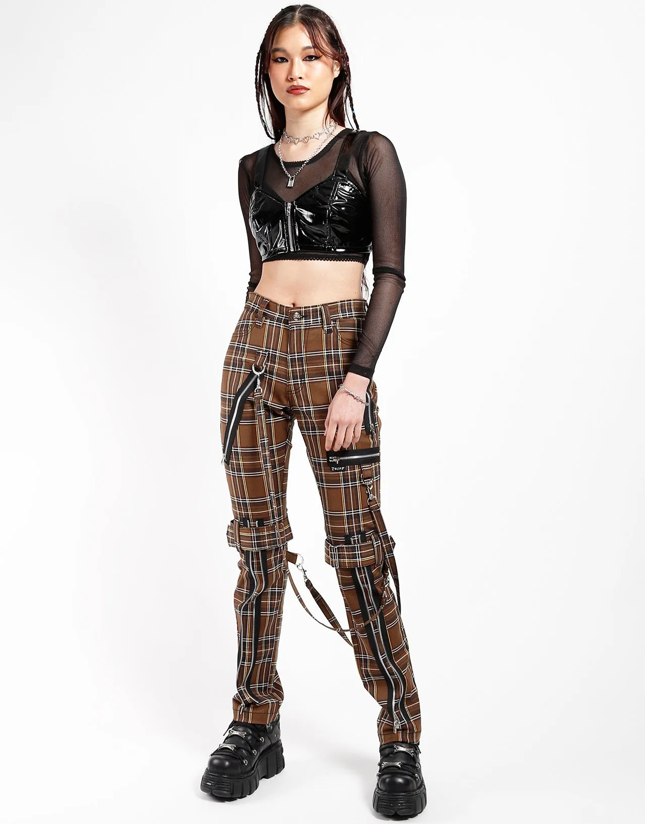 BONDAGE PANT DESERT PLAID sold by Tripp nyc product image thumbnail 2