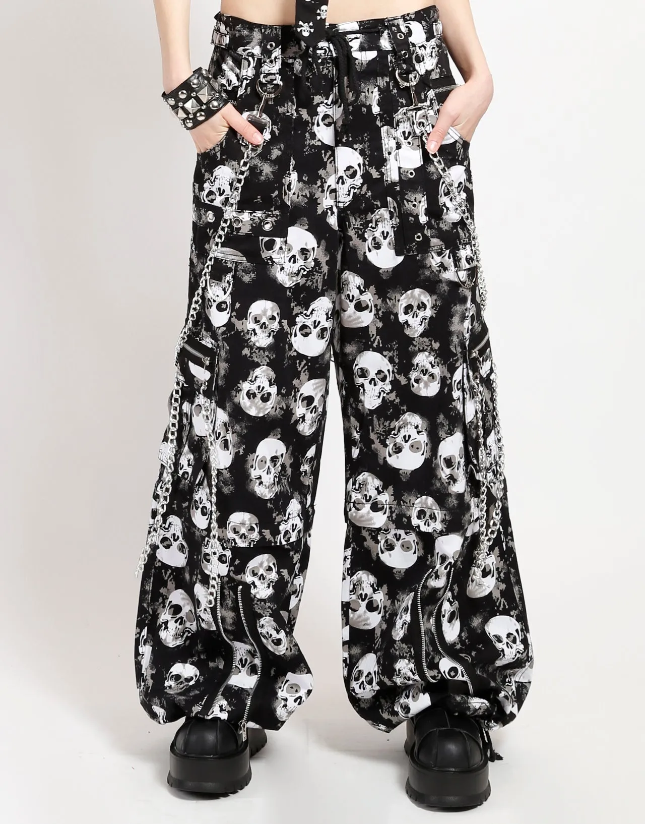 CHAIN TO CHAIN PANT SKULL sold by Tripp nyc