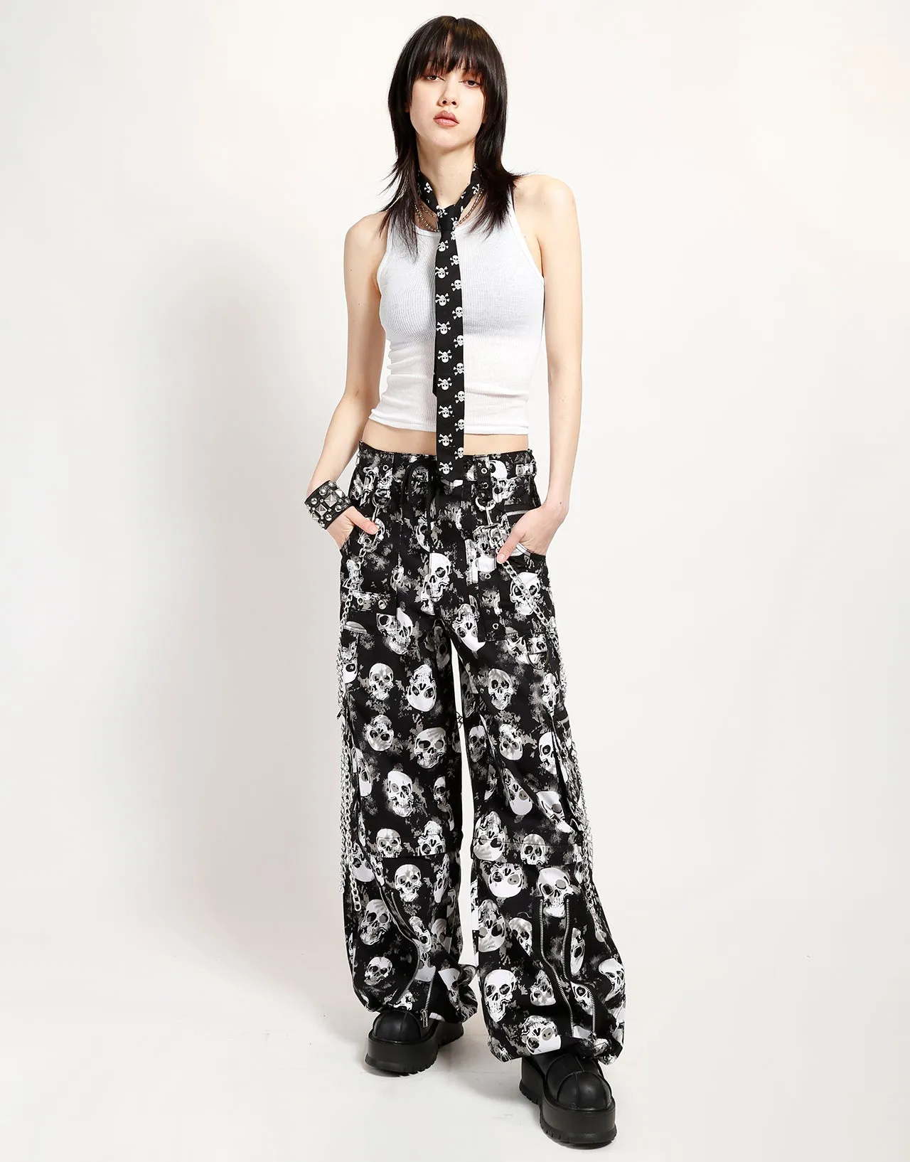 CHAIN TO CHAIN PANT SKULL sold by Tripp nyc product image thumbnail 2