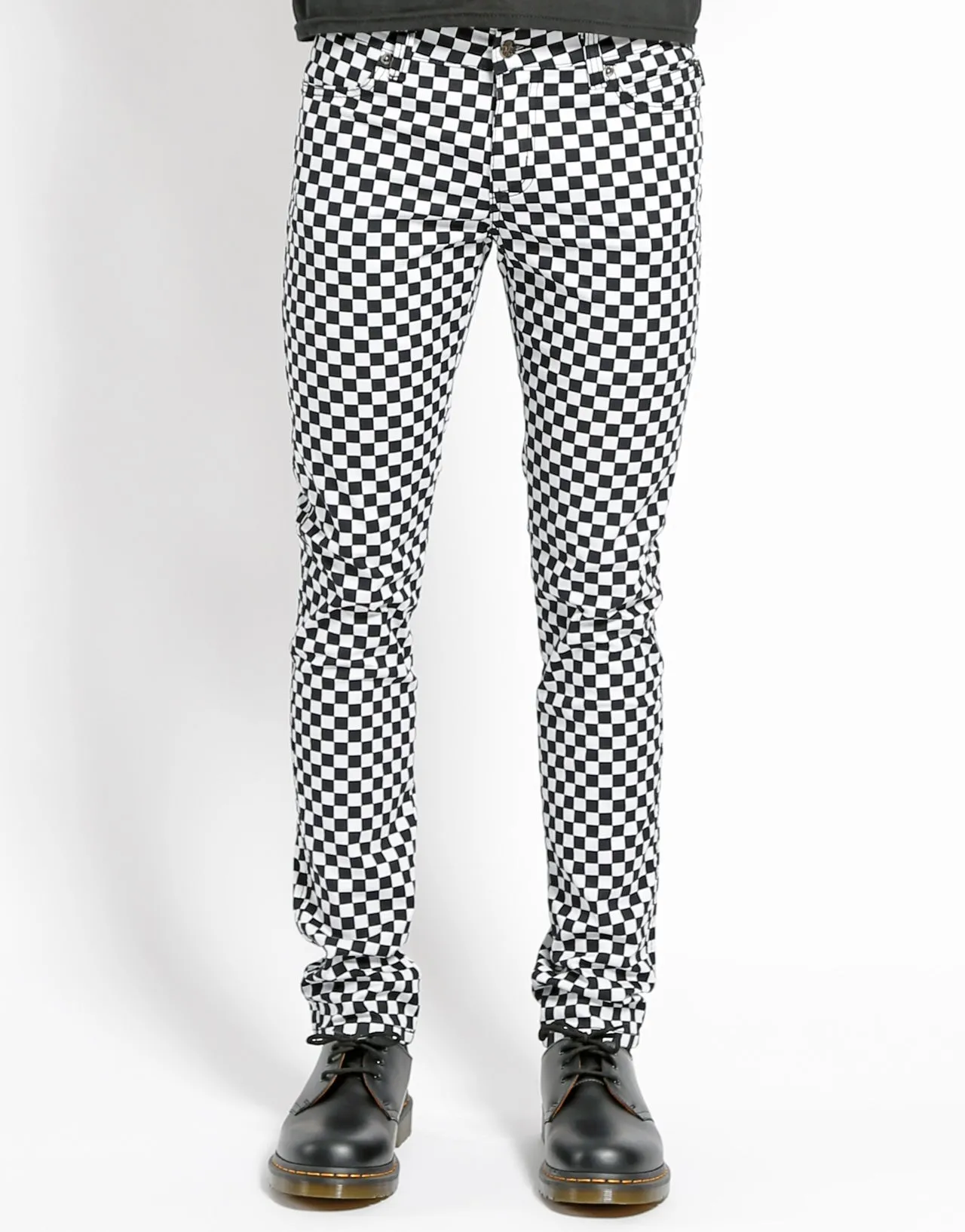 ROCKER JEAN CHECKERBOARD sold by Tripp nyc