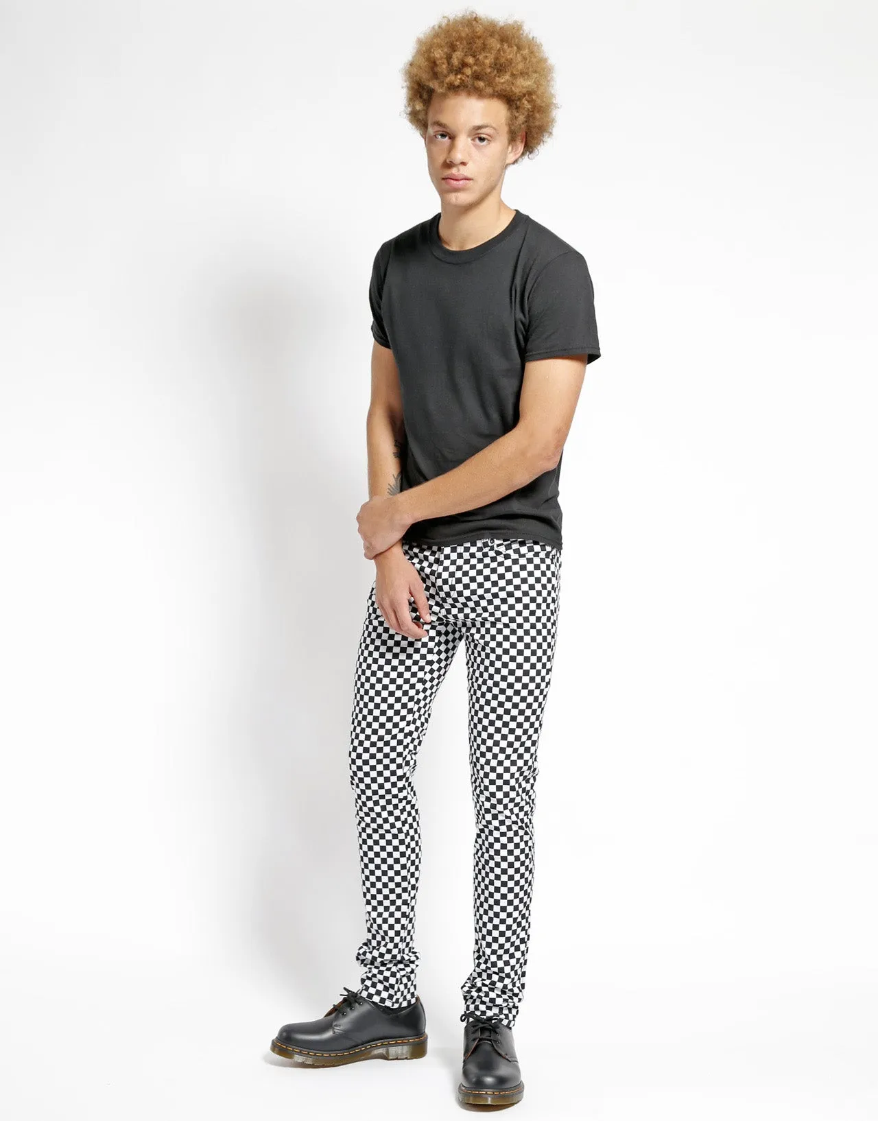 ROCKER JEAN CHECKERBOARD sold by Tripp nyc product image thumbnail 2