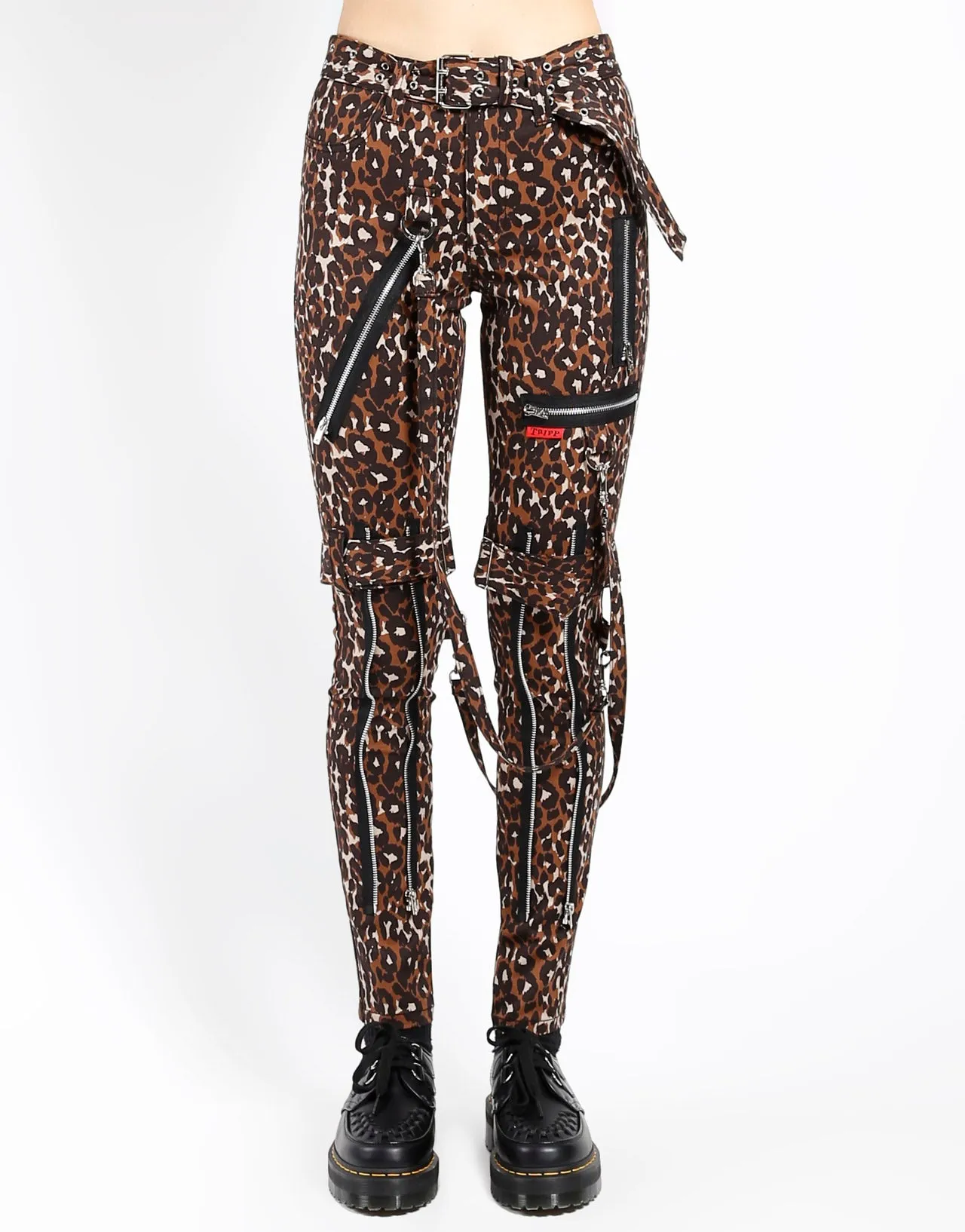 CLASSIC BONDAGE PANT BROWN LEOPARD sold by Tripp nyc