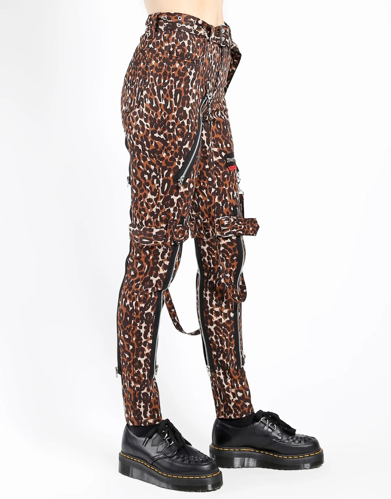 CLASSIC BONDAGE PANT BROWN LEOPARD sold by Tripp nyc product image thumbnail 3