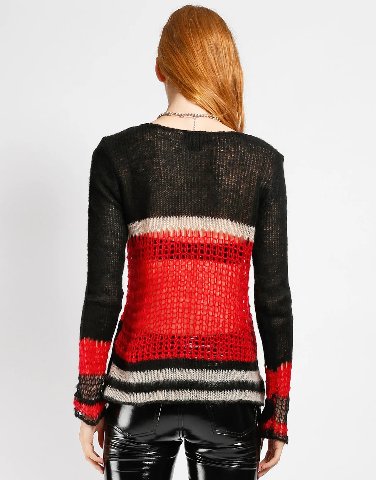 PUNK STRIPE SWEATER sold by Tripp nyc product image thumbnail 4