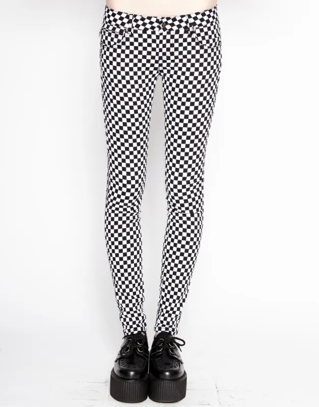 T-BACK JEAN CHECKERBOARD sold by Tripp nyc