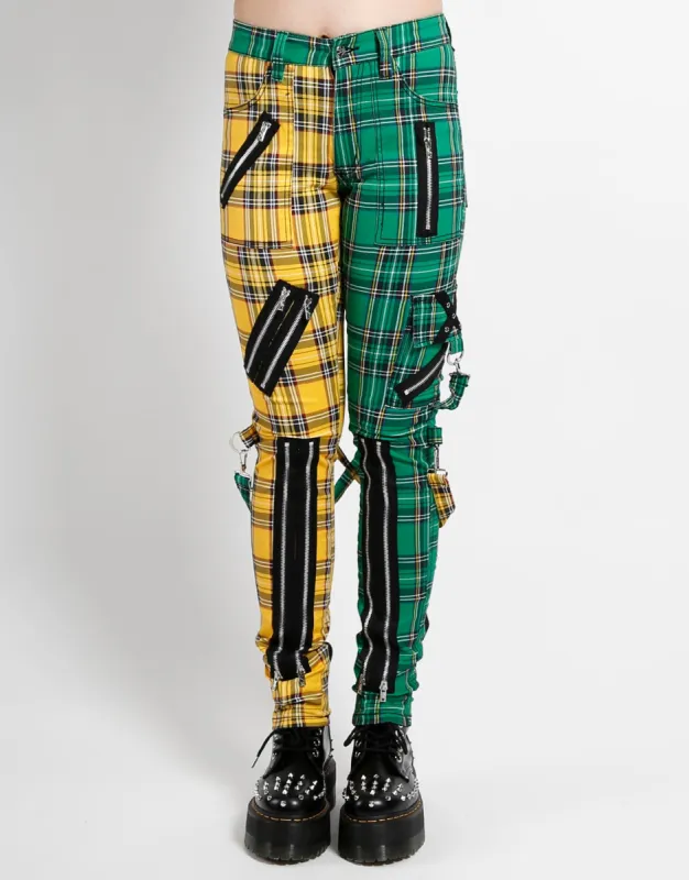 MADNESS PANT YELLOW/GREEN PLAID sold by Tripp nyc