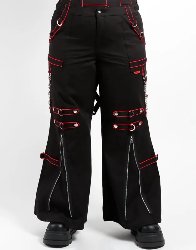 CURVE BAND DARK STREET PANT RED sold by Tripp nyc