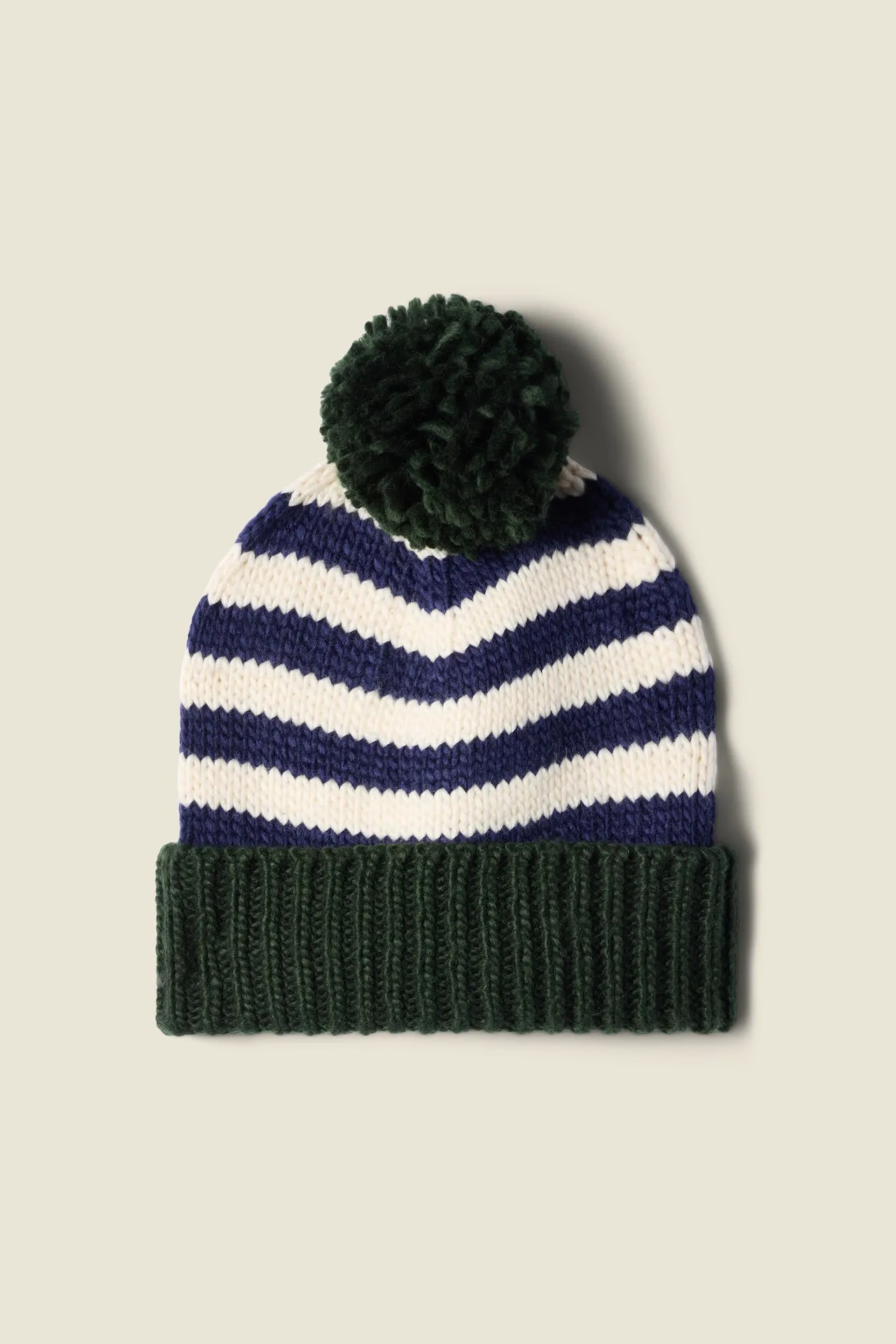 Beanie Blue Stripe sold by Trovata