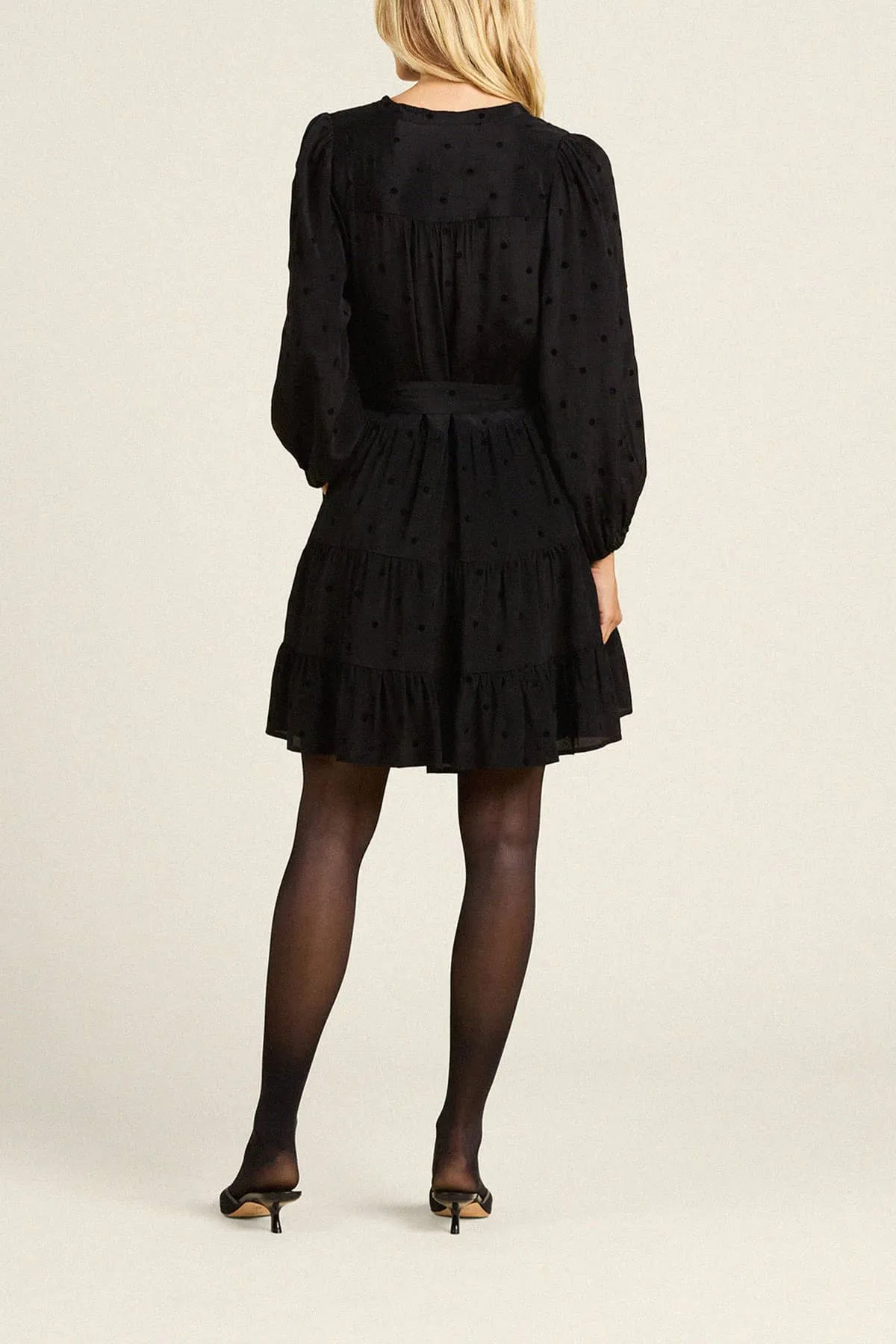 Celeste Dress Black Polka Dots sold by Trovata product image thumbnail 4