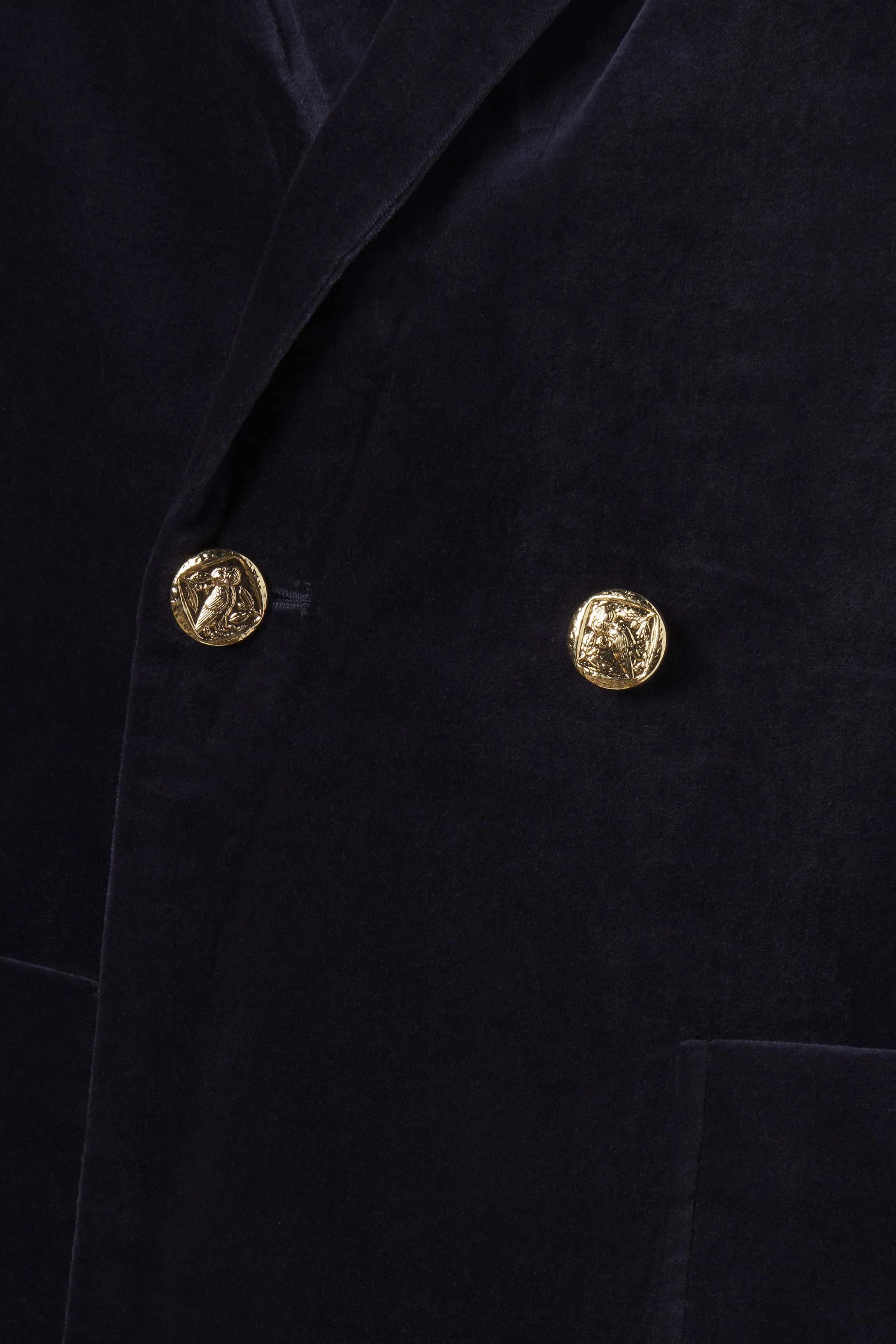 Grant Blazer Dark Sapphire Velvet sold by Trovata product image thumbnail 5