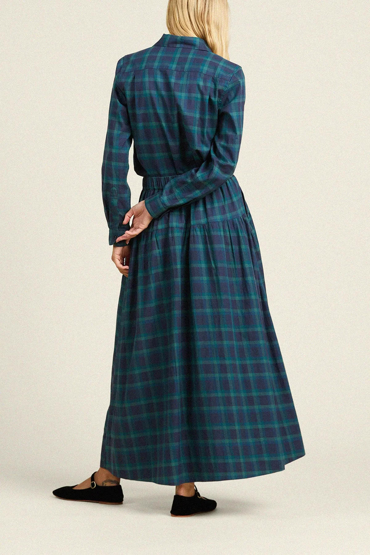 Ava Shirt Nocturne Plaid sold by Trovata product image thumbnail 4