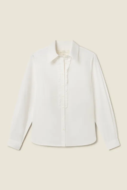 Ava Shirt White made by Trovata