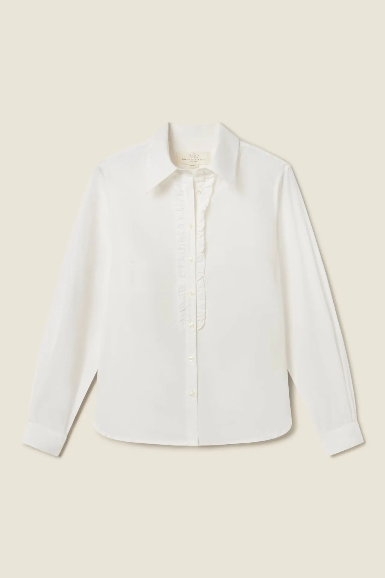 Ava Shirt White sold by Trovata