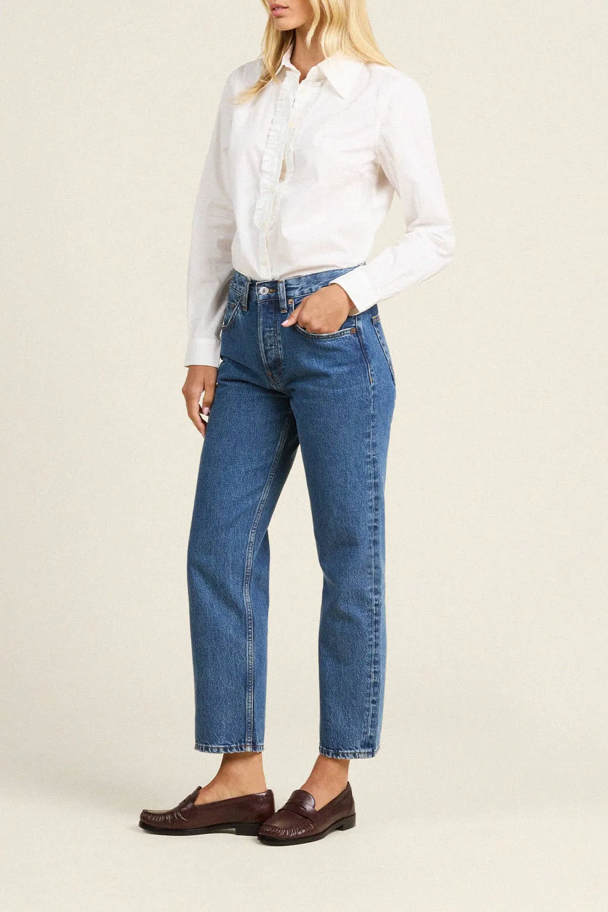 Ava Shirt White sold by Trovata product image thumbnail 3