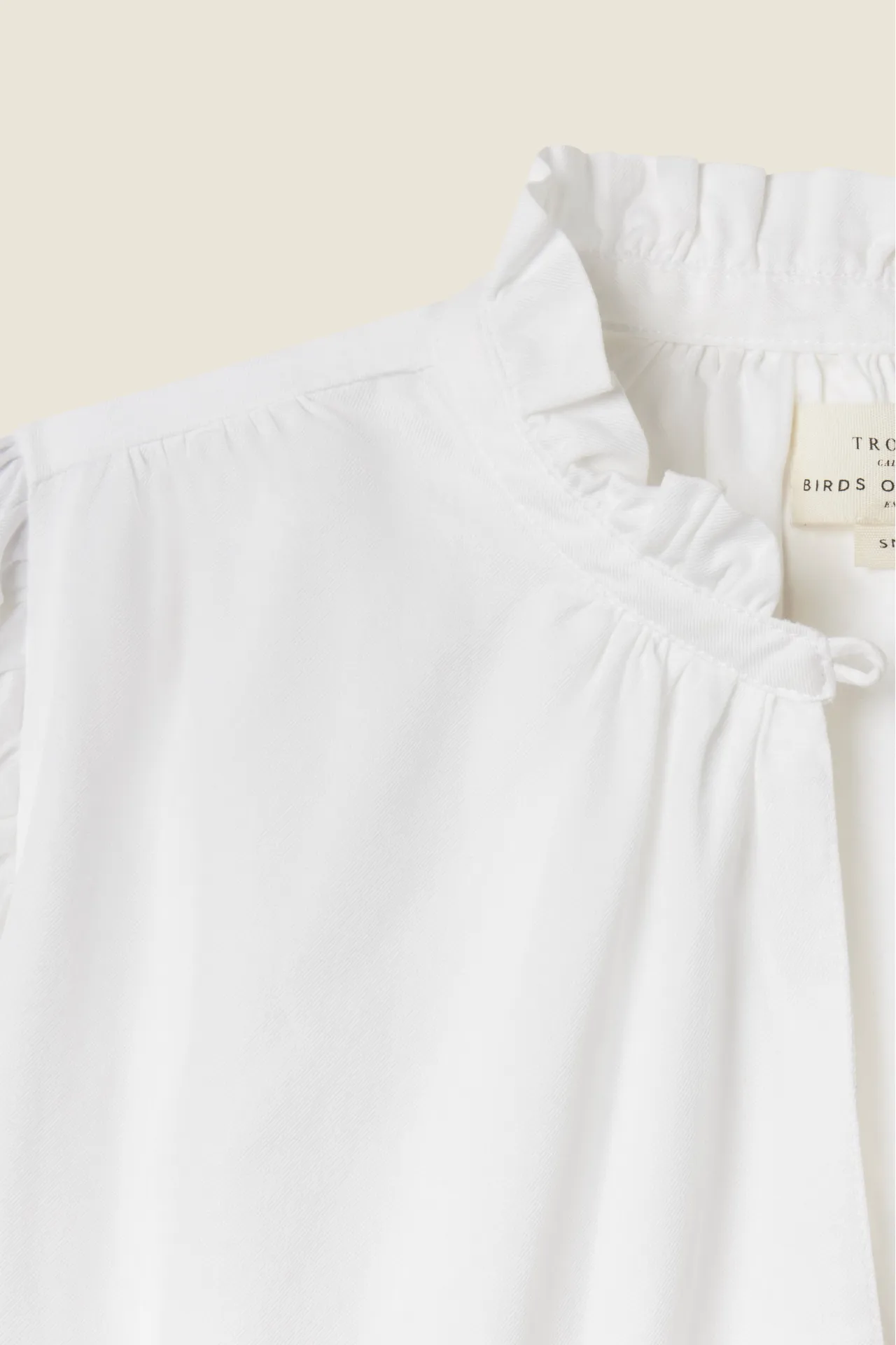 Orly Blouse White sold by Trovata product image thumbnail 5