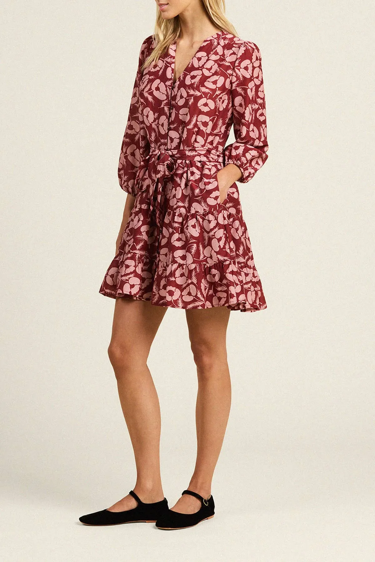 Celeste Dress Briar Rosewood sold by Trovata product image thumbnail 3