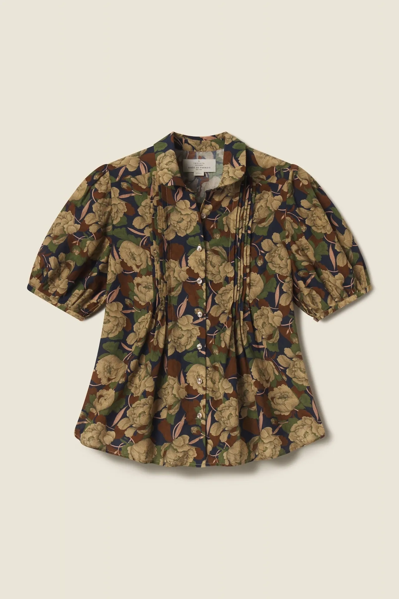 Nadine Blouse Verbena Vail sold by Trovata