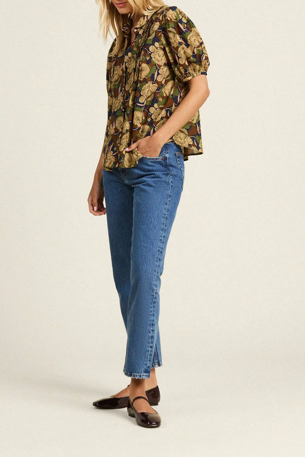 Nadine Blouse Verbena Vail sold by Trovata product image thumbnail 4