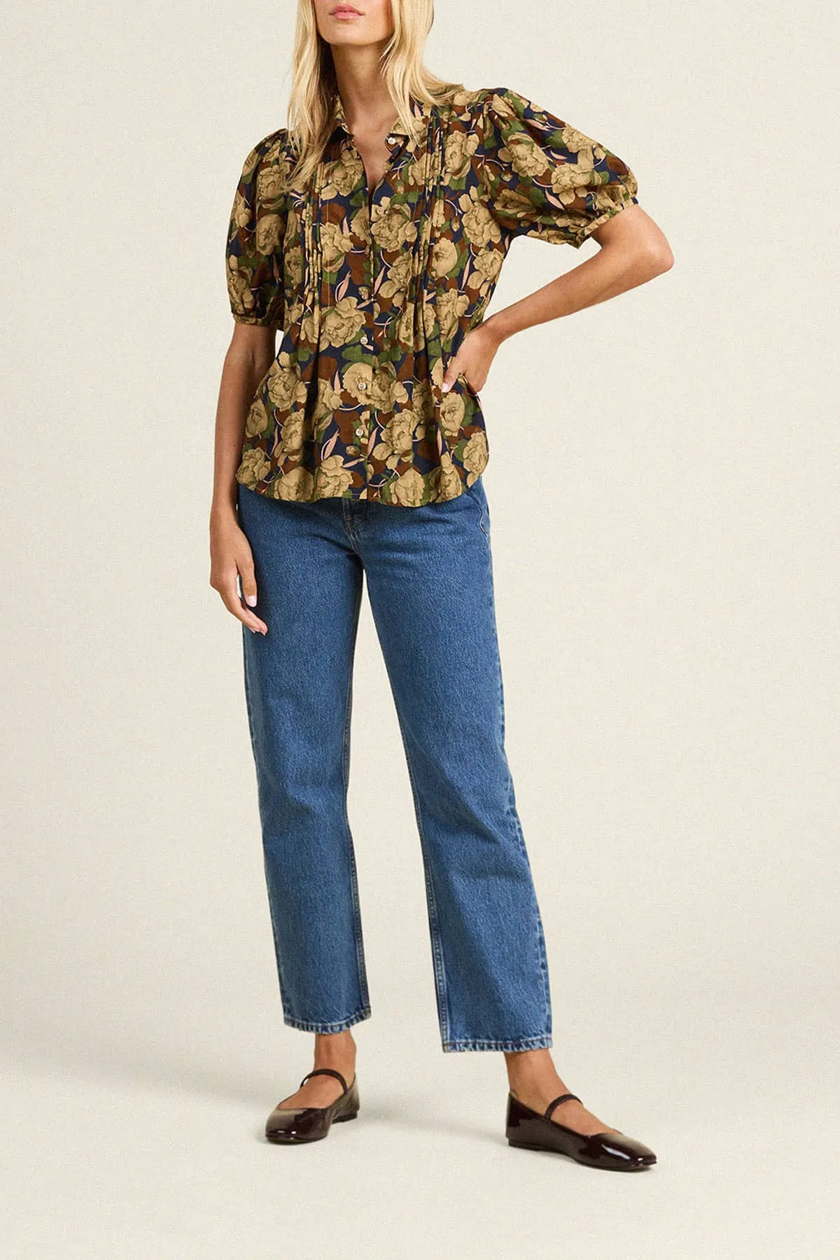 Nadine Blouse Verbena Vail sold by Trovata product image thumbnail 3