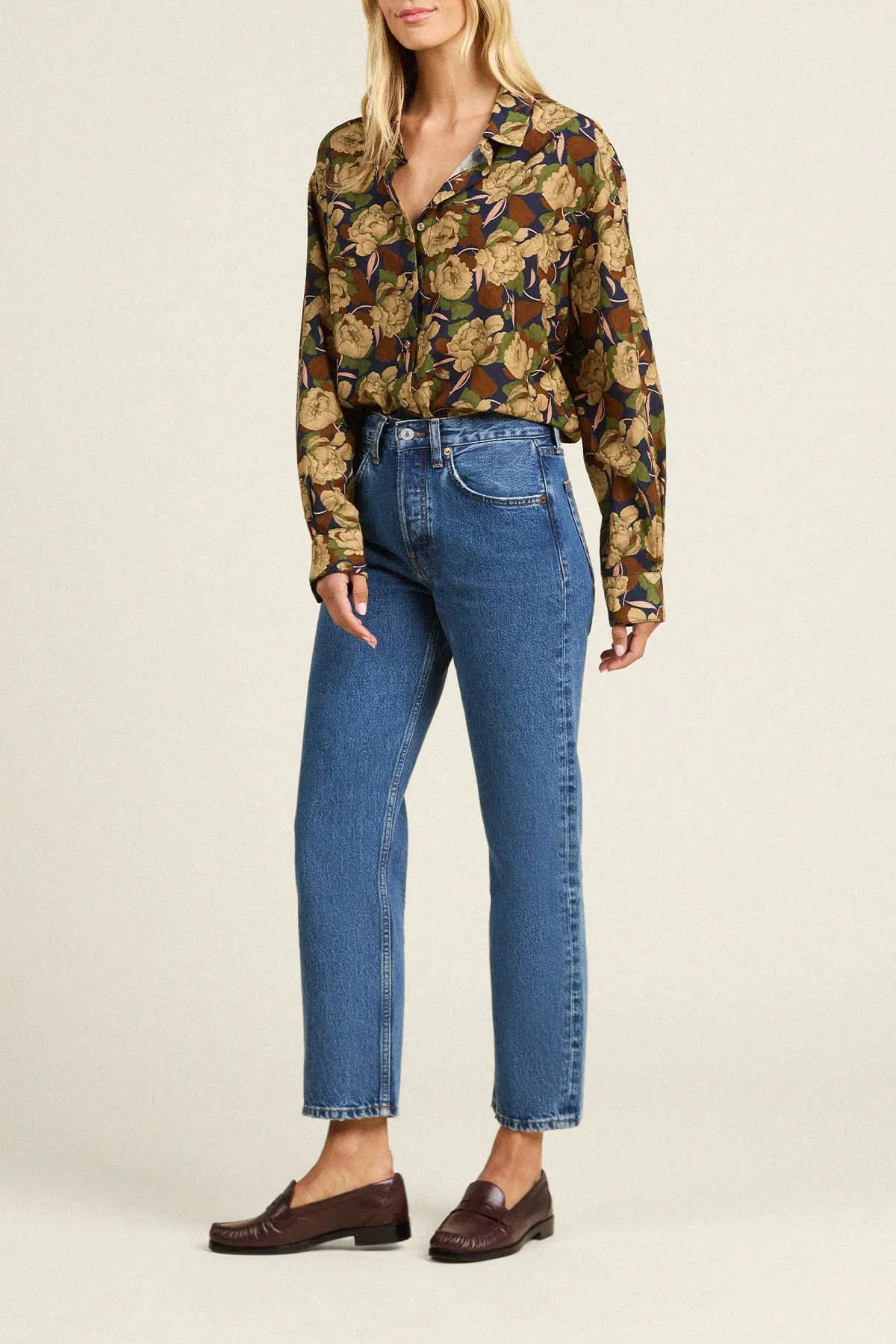 Emilia Oversized Shirt Verbena Vail sold by Trovata product image thumbnail 3