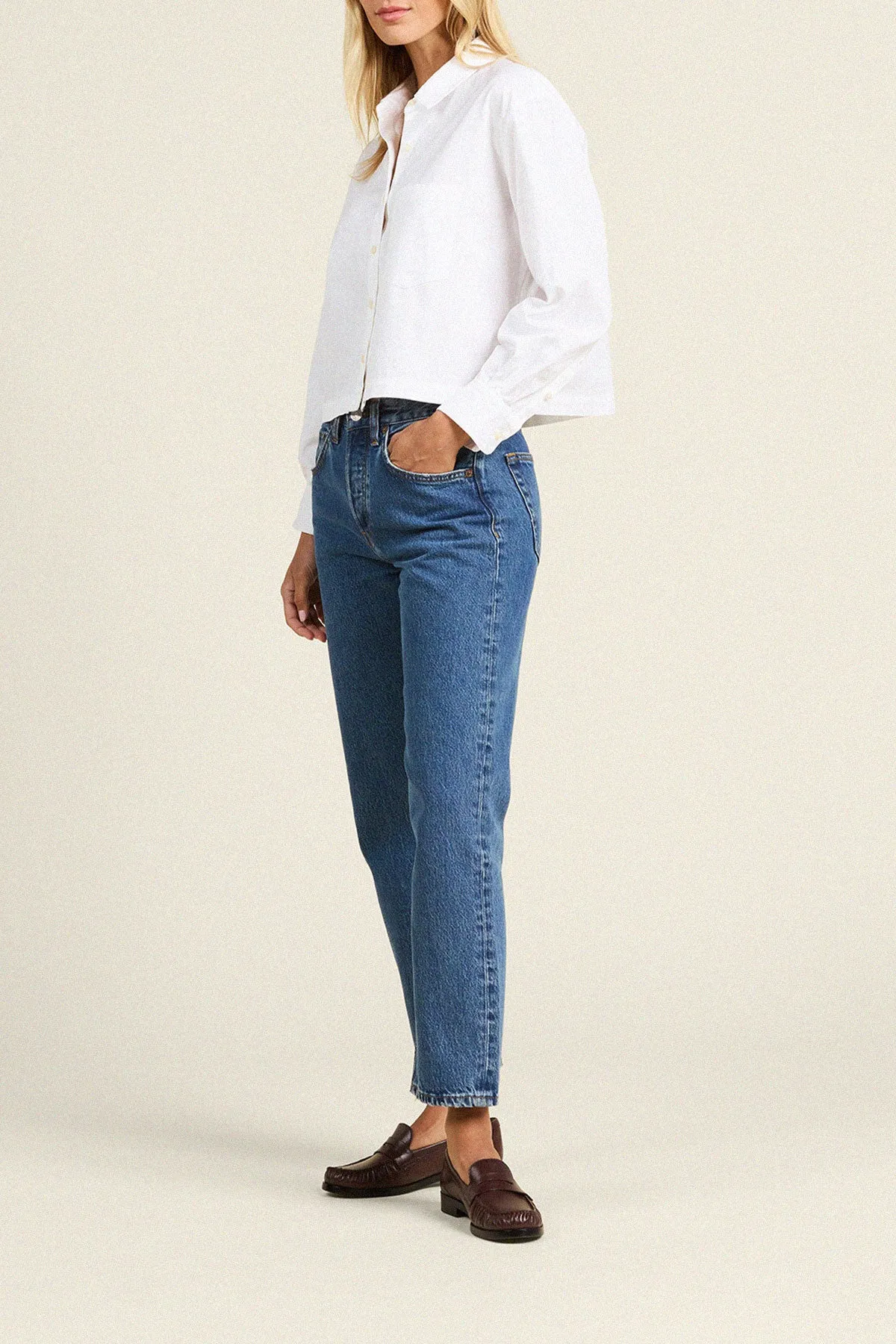 Nessa Shirt White sold by Trovata product image thumbnail 3