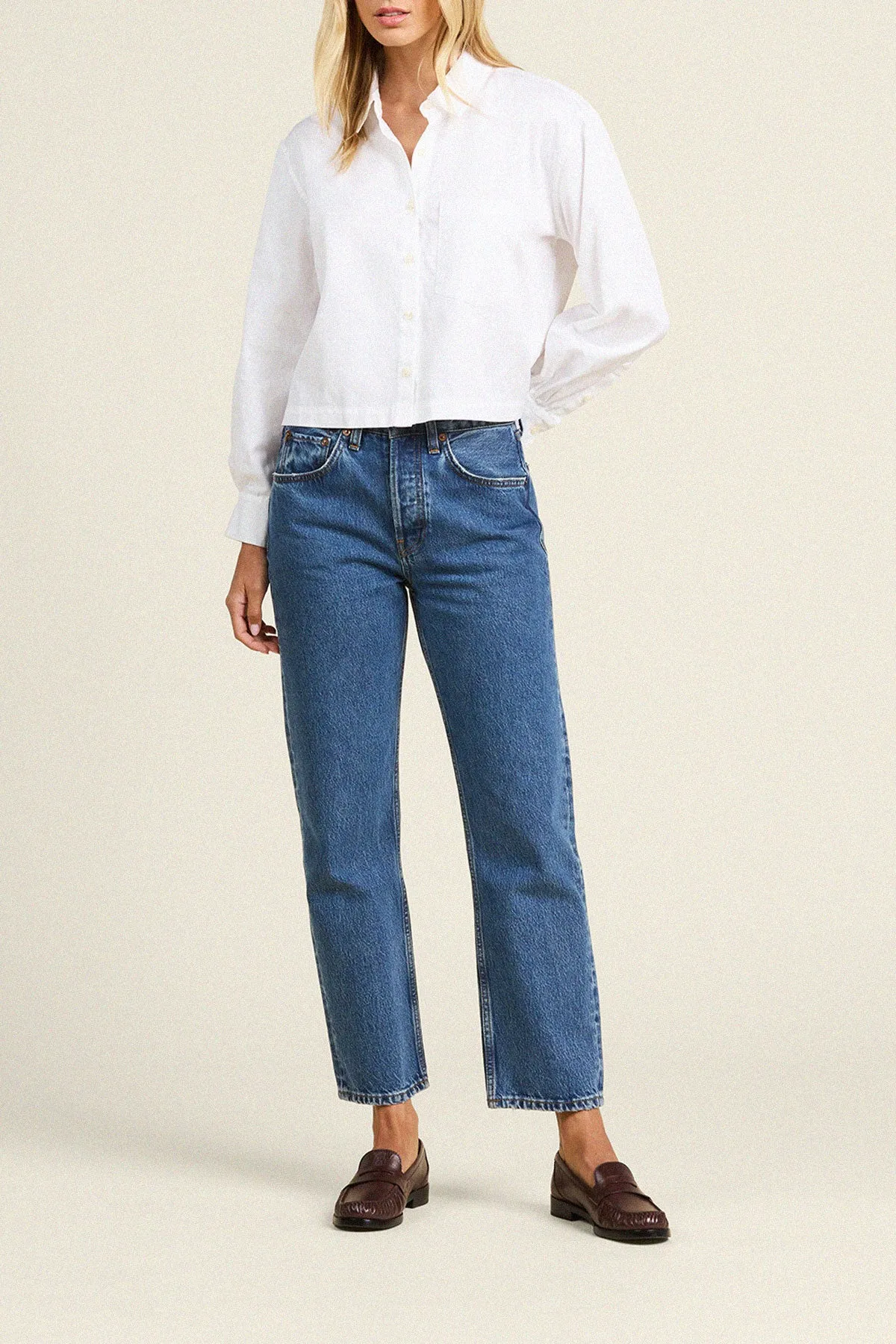 Nessa Shirt White sold by Trovata product image thumbnail 2