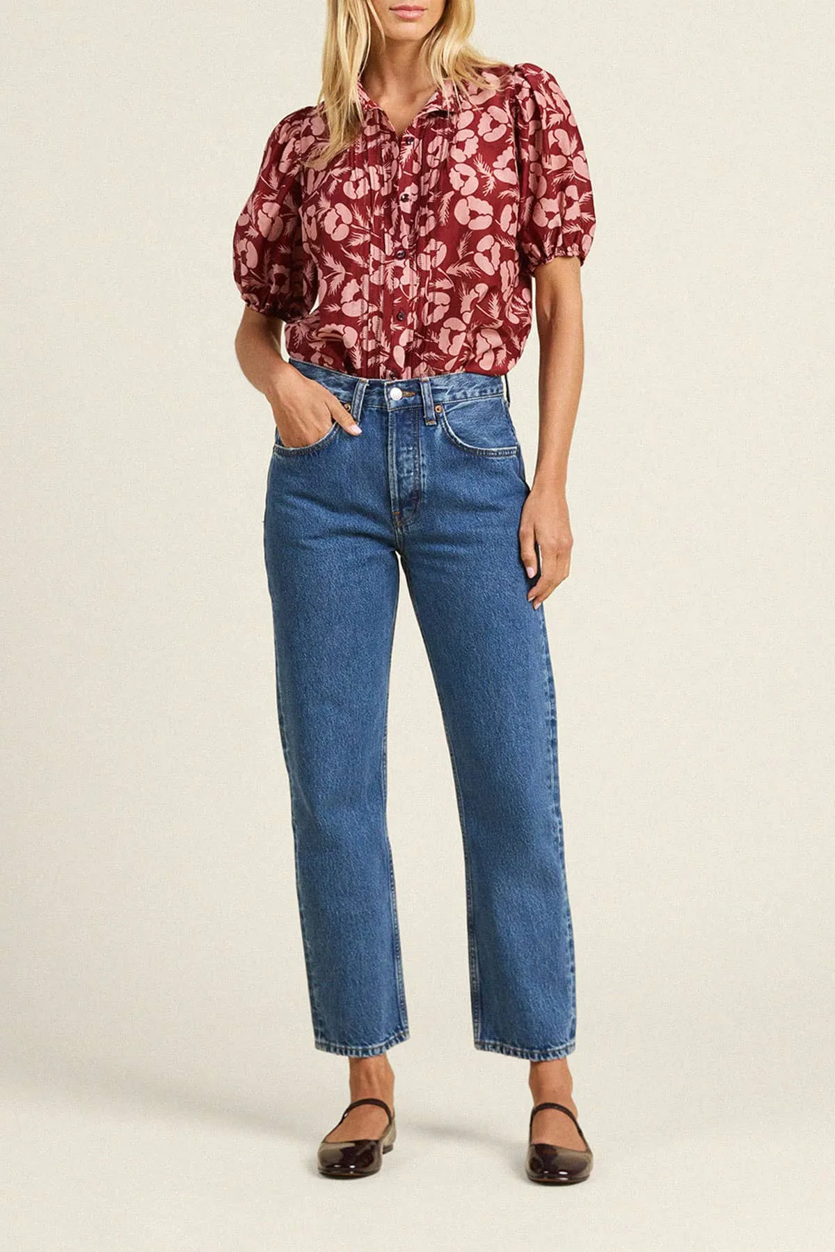 Mira Blouse Briar Rosewood sold by Trovata product image thumbnail 3