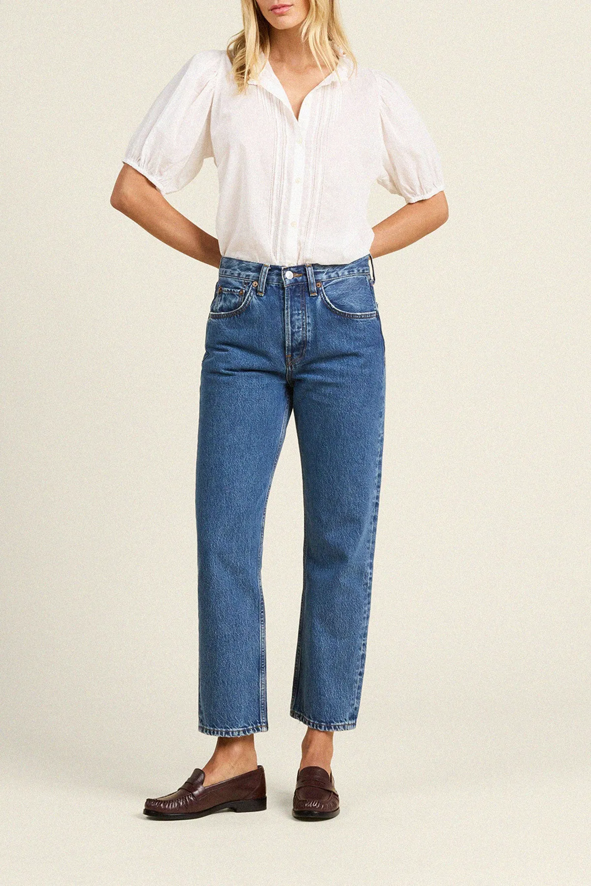 Mira Blouse White sold by Trovata product image thumbnail 2