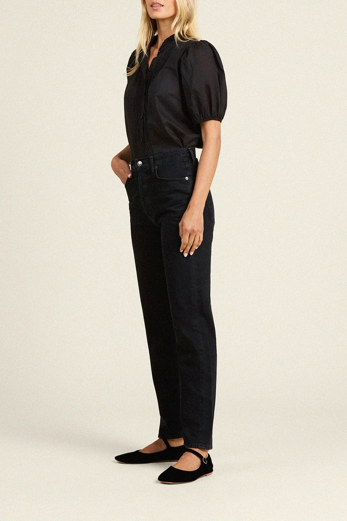 Mira Blouse Black sold by Trovata product image thumbnail 3