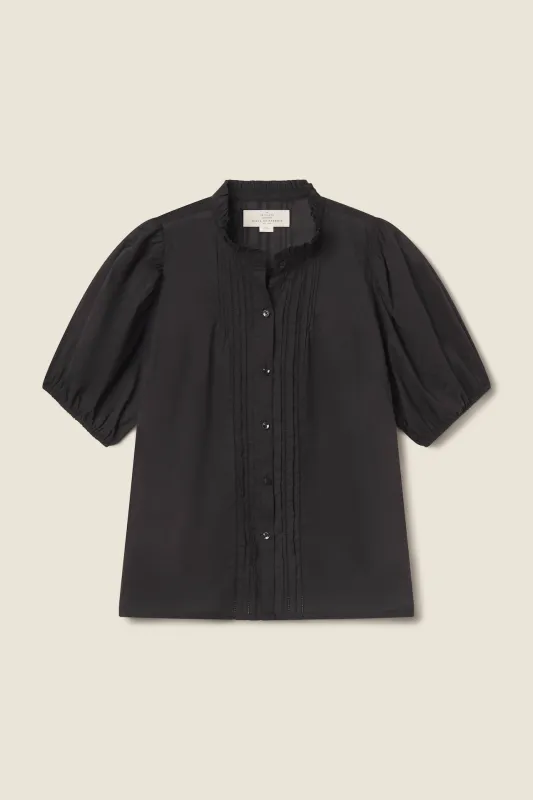 Mira Blouse Black sold by Trovata