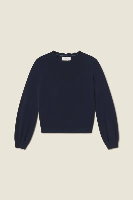 Kate Sweater Navy sold by Trovata