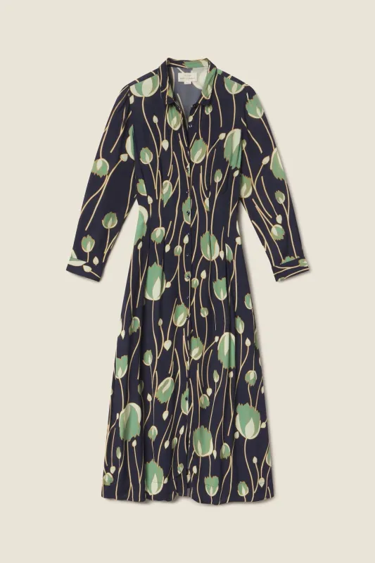 Harper Dress Jade Tulip sold by Trovata