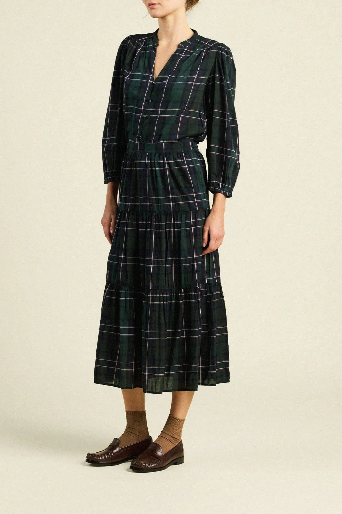 Lydia Skirt Windsor Plaid sold by Trovata product image thumbnail 3