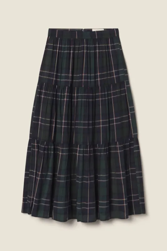 Lydia Skirt Windsor Plaid sold by Trovata