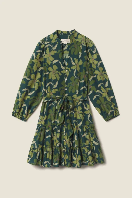 Celeste Dress Green Canopy sold by Trovata