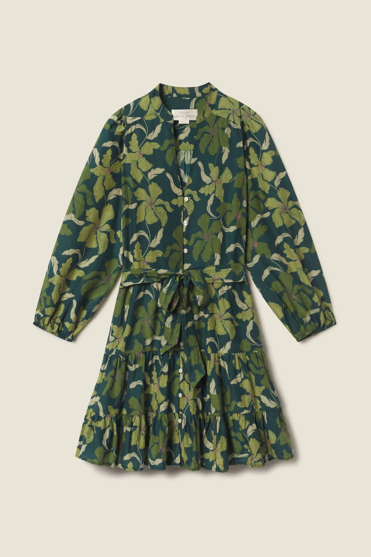 Celeste Dress Green Canopy sold by Trovata