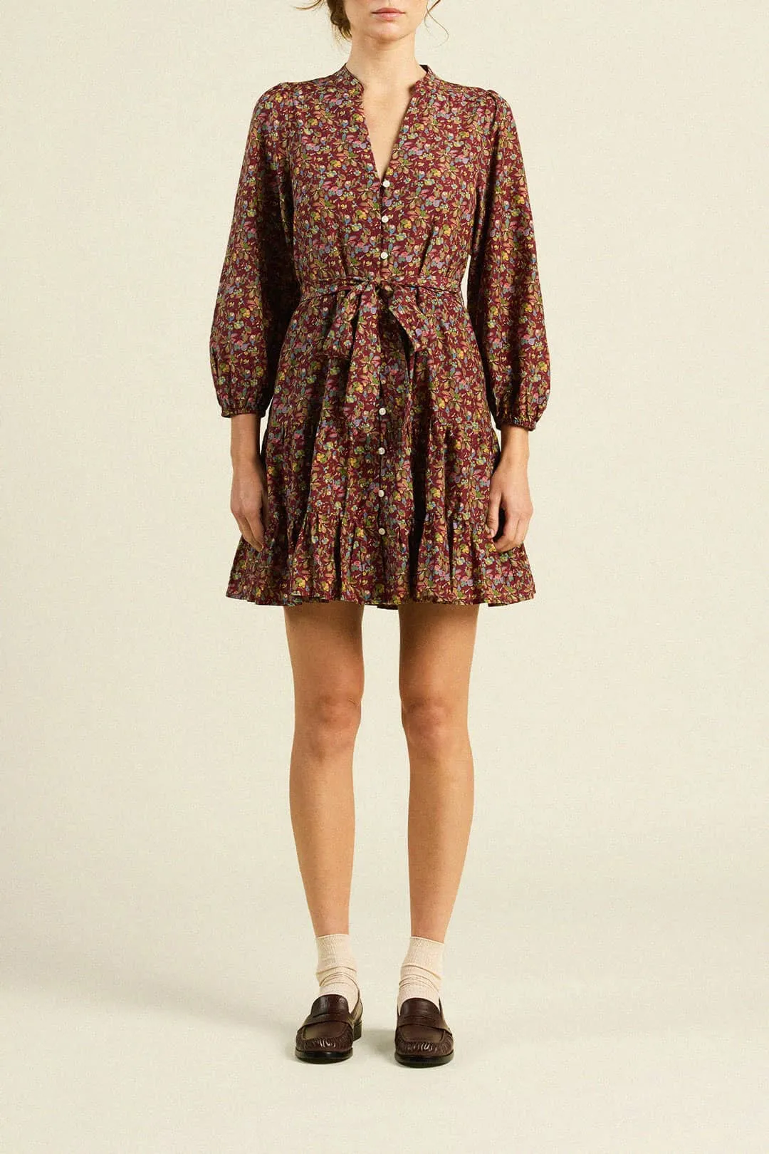 Celeste Dress Brandied Pear sold by Trovata product image thumbnail 3