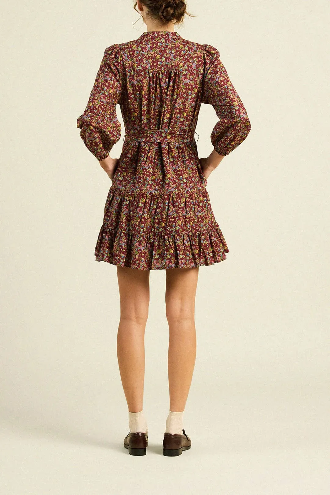 Celeste Dress Brandied Pear sold by Trovata product image thumbnail 5